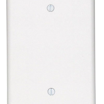 Leviton White 1 gang Thermoset Plastic Blank Wall Plate