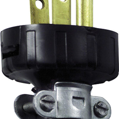 Leviton Residential Vinyl Straight Blade Plug 5-15P 18-14 AWG 2 Pole 3 Wire