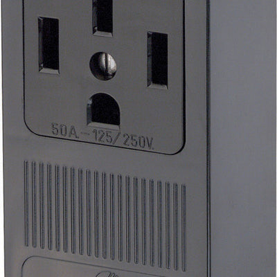 Leviton 50 amps 125/250 V Black Outlet 14-50R