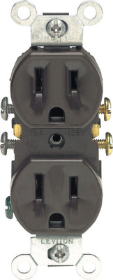 Leviton 15 amps 125 V Duplex Brown Outlet 5-15R