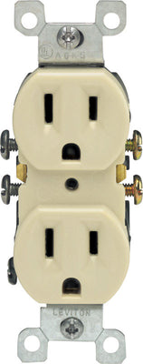 Leviton 15 amps 125 V Duplex Ivory Outlet 5-15R