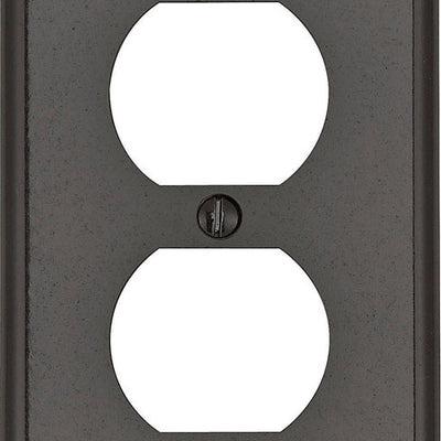 Leviton Brown 1 gang Thermoset Plastic Duplex Wall Plate