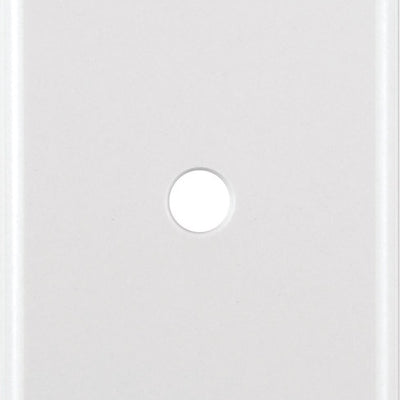 Leviton White 1 gang Thermoset Plastic Cable/Telco Wall Plate