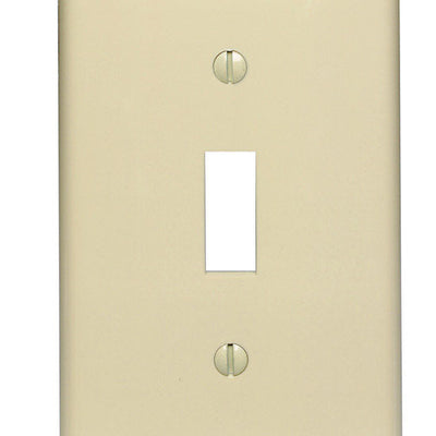 Leviton Ivory 1 gang Nylon Toggle Wall Plate