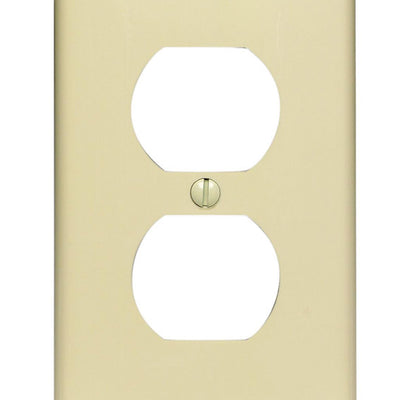 Leviton Ivory 1 gang Nylon Duplex Wall Plate