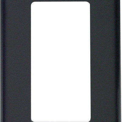 Leviton Decora Black 1 gang Thermoset Plastic Decorator Wall Plate