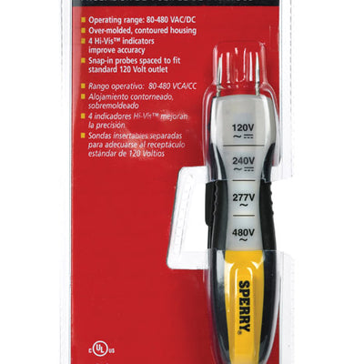 Sperry 80-480 V 4 Range Voltage Tester