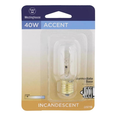 Westinghouse 40 W T8 Specialty Incandescent Bulb E17 (Intermediate) Warm White