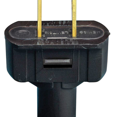 Leviton Residential Vinyl Straight Blade Plug 1-15P 18-14 AWG 2 Pole 2 Wire