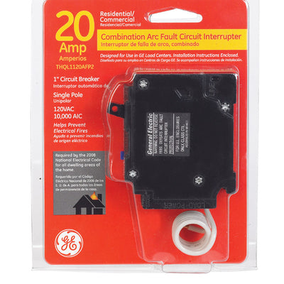 ABB Q-Line 20 amps Arc Fault Single Pole Circuit Breaker