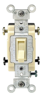 Leviton Commercial 15 amps Toggle Switch Ivory