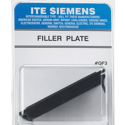 Connecticut Electric ITE Siemens 1 space Surface Mount Filler Plate