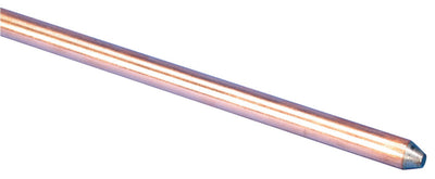 Erico 3/8 in. Copper-Bonded Steel Ground Rod