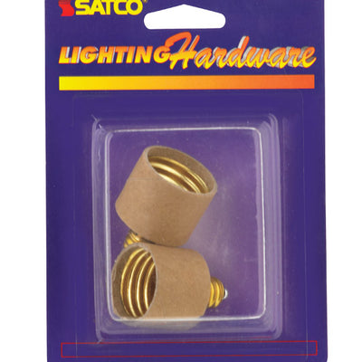 Satco Plastic Candelabra to Medium Base Socket Adapter
