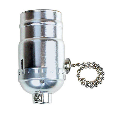 Jandorf Metal Medium Base Pull Chain Socket