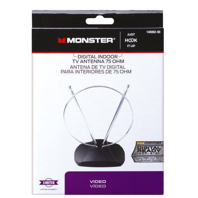 Monster Just Hook It Up Indoor FM/HDTV/UHF/VHF Antenna