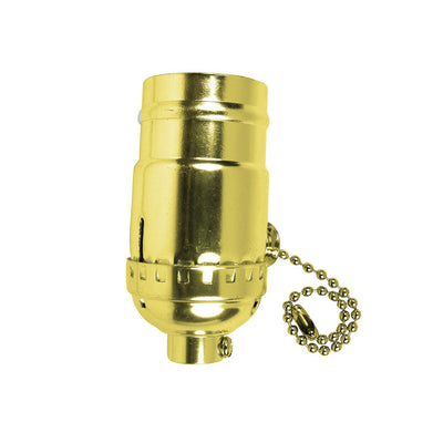 Jandorf Metal Medium Base Pull Chain Socket
