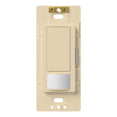 Lutron Maestro Occupancy 5 amps Single Pole Motion Sensor Triple Combination Switch Ivory