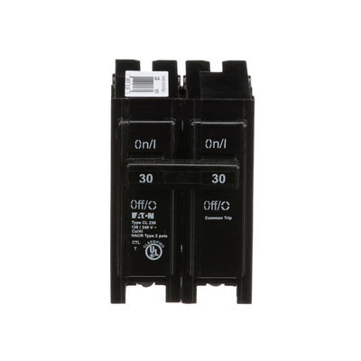 Eaton 30 amps Plug In 2-Pole Circuit Breaker