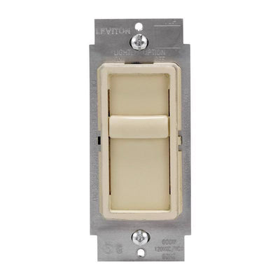Leviton Decora SureSlide Ivory 600 W Slide Dimmer Switch