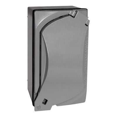 Sigma Electric Rectangle Die-Cast Metal 1 gang 4.58 in. H X 2.83 in. W Duplex Outlet Kit