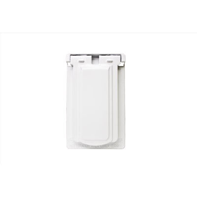 Sigma Electric Rectangle Die-Cast Metal 1 gang 4.57 in. H X 2.83 in. W Vertical GFCI Cover