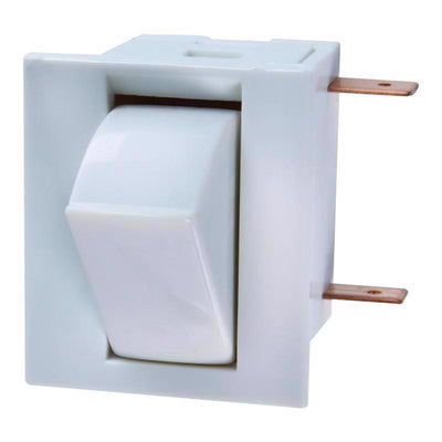 Jandorf 5 amps Single Pole Momentary/Normally On Appliance Switch White