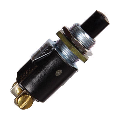 Jandorf 0.25 amps Single Pole Momentary/Normally On Appliance Switch Black