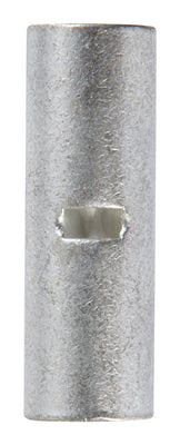 Jandorf 8 Ga. Uninsulated Wire Terminal Butt Splice Silver 2 pk