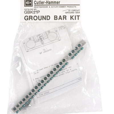 Eaton Cutler-Hammer 0 amps N/A V 21 space 21 circuits Bolt-On Mount Ground Bar Kit