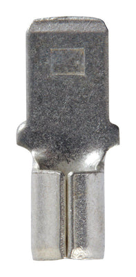 Jandorf 12-10 Ga. Uninsulated Wire Male Disconnect Silver 5 pk