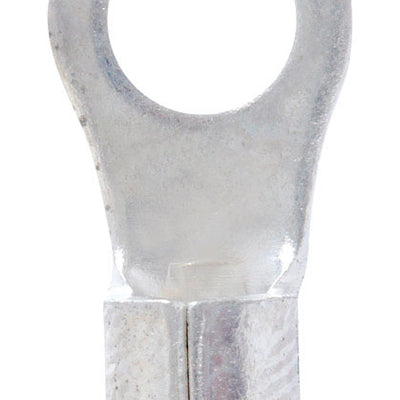 Jandorf 12-10 Ga. Uninsulated Wire Ring Terminal Silver 5 pk
