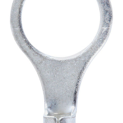 Jandorf 12-10 Ga. Uninsulated Wire Ring Terminal Silver 5 pk