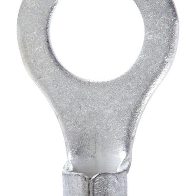 Jandorf 12-10 Ga. Uninsulated Wire Ring Terminal Silver 5 pk