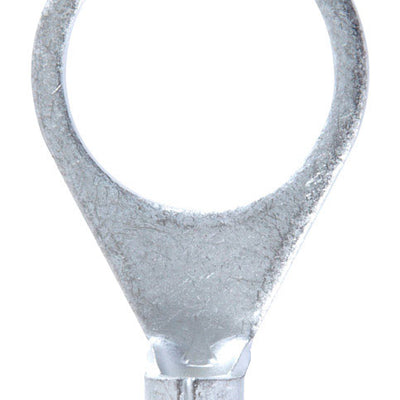 Jandorf 12-10 Ga. Uninsulated Wire Ring Terminal Silver 5 pk