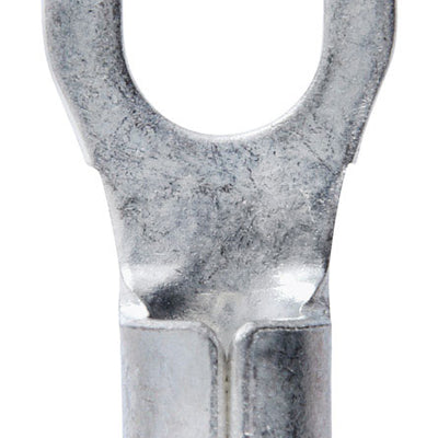 Jandorf 12-10 Ga. Uninsulated Wire Spade Terminal Silver 5 pk