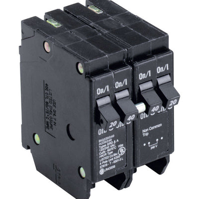 Eaton 20/40 amps Plug In 4-Pole Circuit Breaker