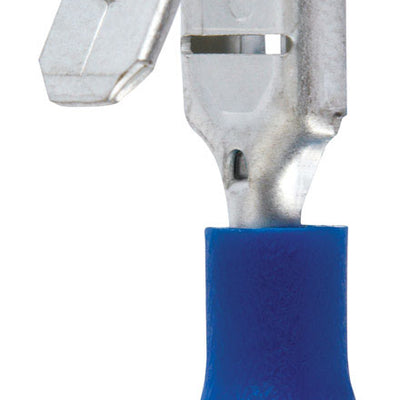 Jandorf 16-14 Ga. Insulated Wire Terminal Disconnect Blue 5 pk