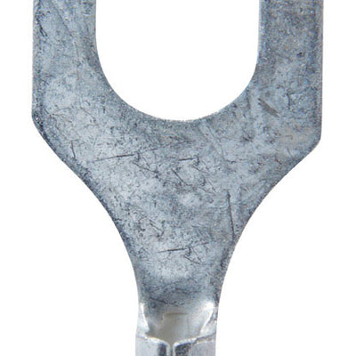 Jandorf 22-18 Ga. Uninsulated Wire Spade Terminal Silver 5 pk
