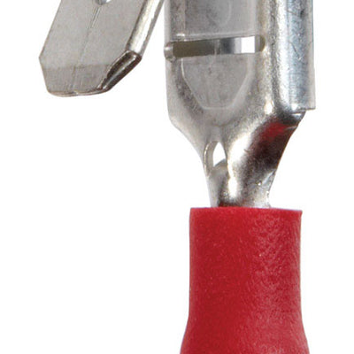 Jandorf 22-18 Ga. Insulated Wire Terminal Disconnect Red 5 pk