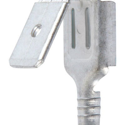 Jandorf 22-18 Ga. Uninsulated Wire Terminal Disconnect Silver 5 pk
