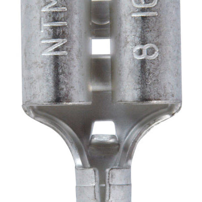 Jandorf 22-18 Ga. Uninsulated Wire Female Disconnect Silver 5 pk