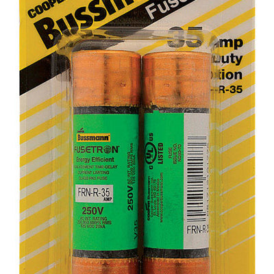 Bussmann 35 amps Dual Element Time Delay Fuse 2 pk