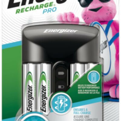 Energizer 4 Battery Black Battery Charger