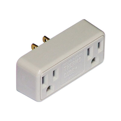 Thermocube Non-Polarized 2 outlets Thermostatically Controlled Outlet
