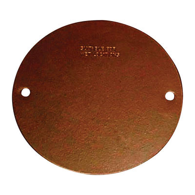 Sigma Electric Round Stamped Steel 4.13 in. H X 4.13 in. W Flat Box Cover