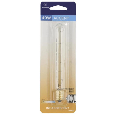 Westinghouse 40 W T6.5 Tubular Incandescent Bulb E17 (Intermediate) White