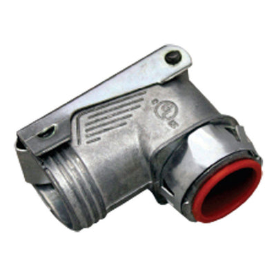 Sigma Electric Double Snap Lock 3/8 in. D Die-Cast Zinc Flex Angle Connector For AC, MC and FMC/RWFM