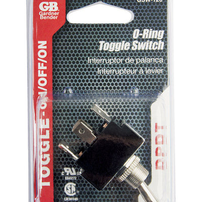 Gardner Bender 10 amps Toggle O-Ring Switch Silver