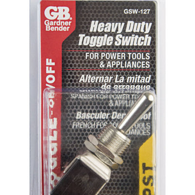 Gardner Bender Toggle Toggle Tab Switch Silver
